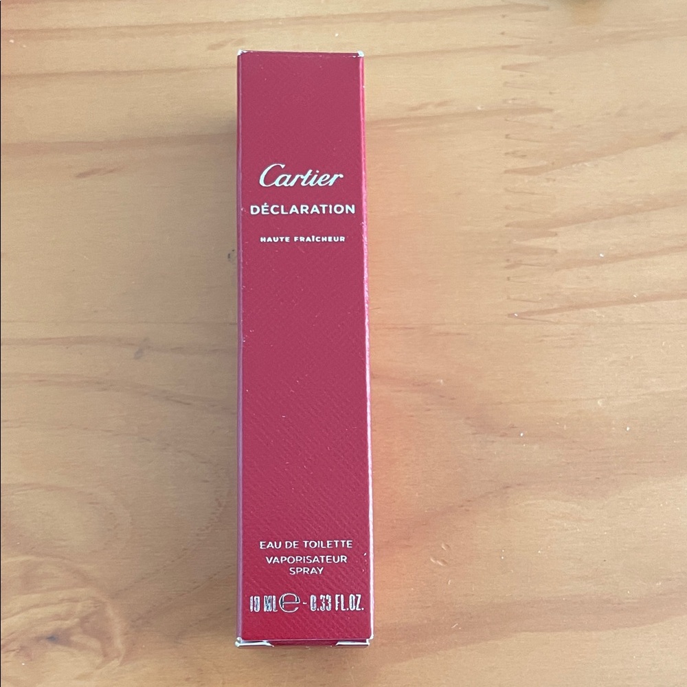 Cartier Déclaration Eau de Toilette in Red and Silver
